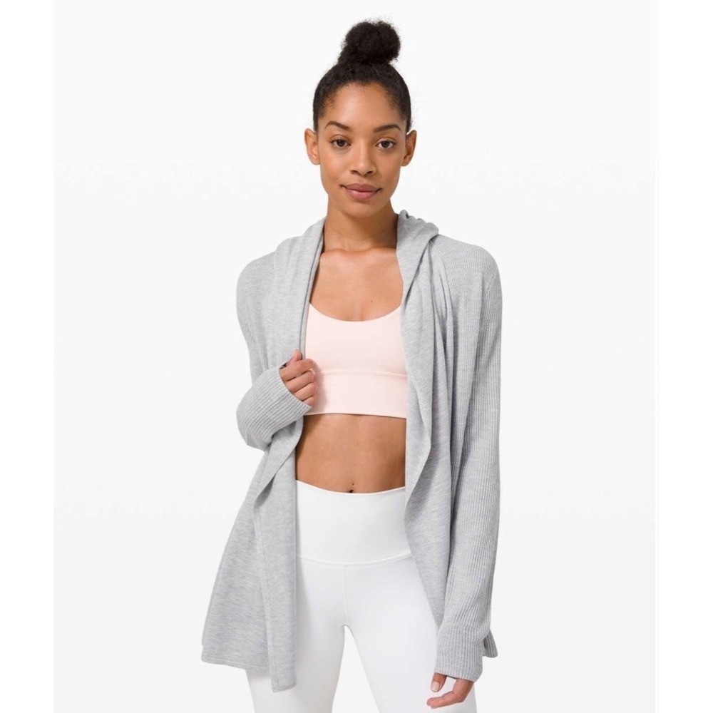 Lululemon Women's Sundown Sweater Wrap Gray